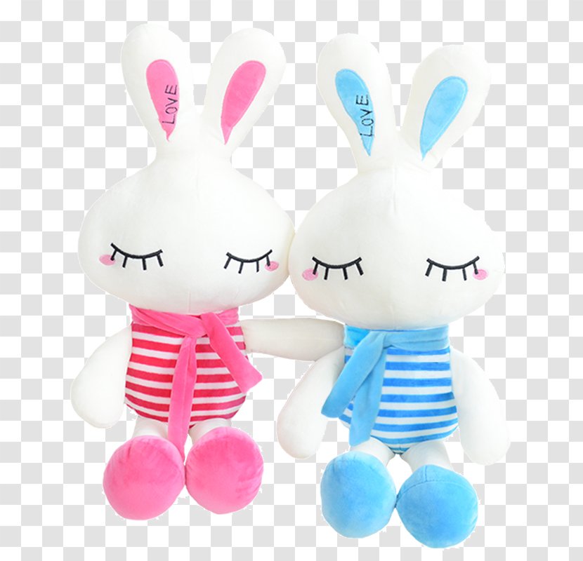 European Rabbit Doll Stuffed Toy - Frame - Plush Children Transparent PNG