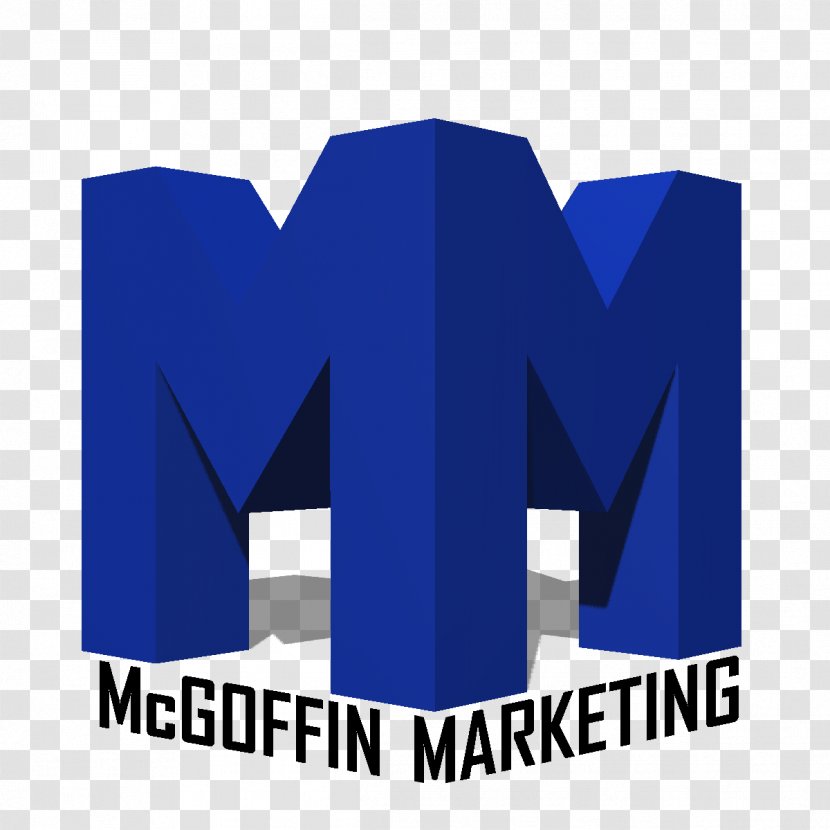 Logo Marketing Brand - Blue Transparent PNG