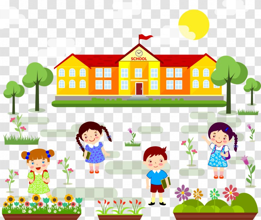 Student First Day Of School Clip Art - Learning - Back To Children Transparent PNG