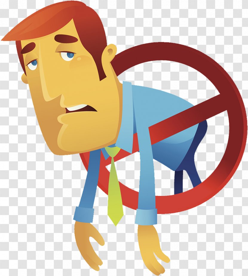 Symbol Depression Illustration - Cartoon - The Illustrations Are Weak And Prohibit Work Transparent PNG