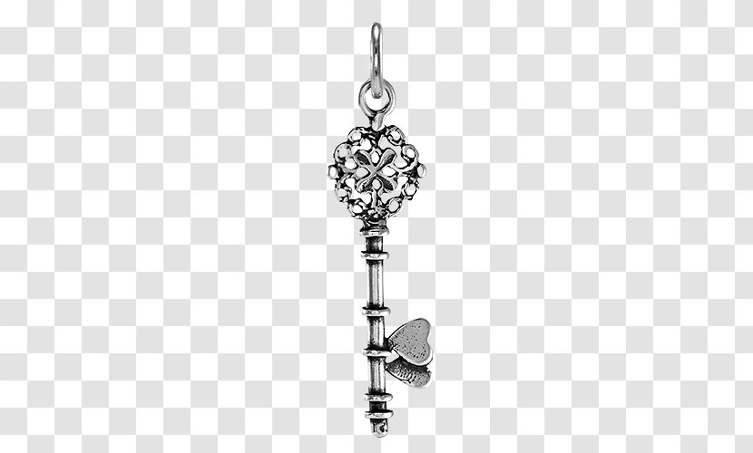 Locket Charm Bracelet Sterling Silver Valentine's Day - Gift - Key Transparent PNG