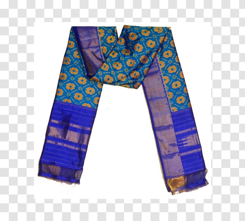 Bhoodan Pochampally Saree Ikat Sari Dupatta - Silk Fabric Transparent PNG