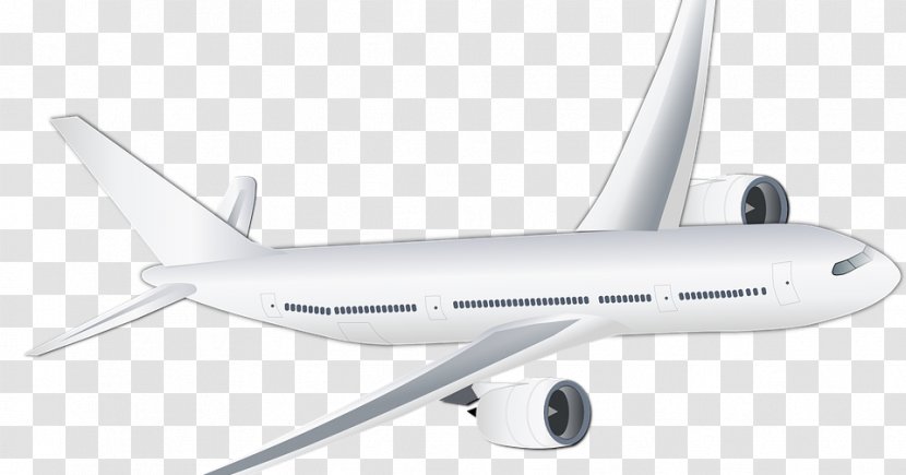 Airplane Aircraft Clip Art - Boeing 767 Transparent PNG