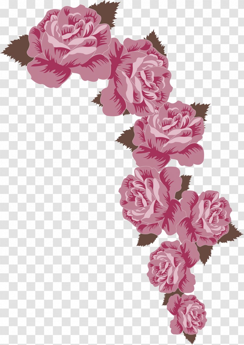 Garden Roses - Petal - Rose Family Lilac Transparent PNG