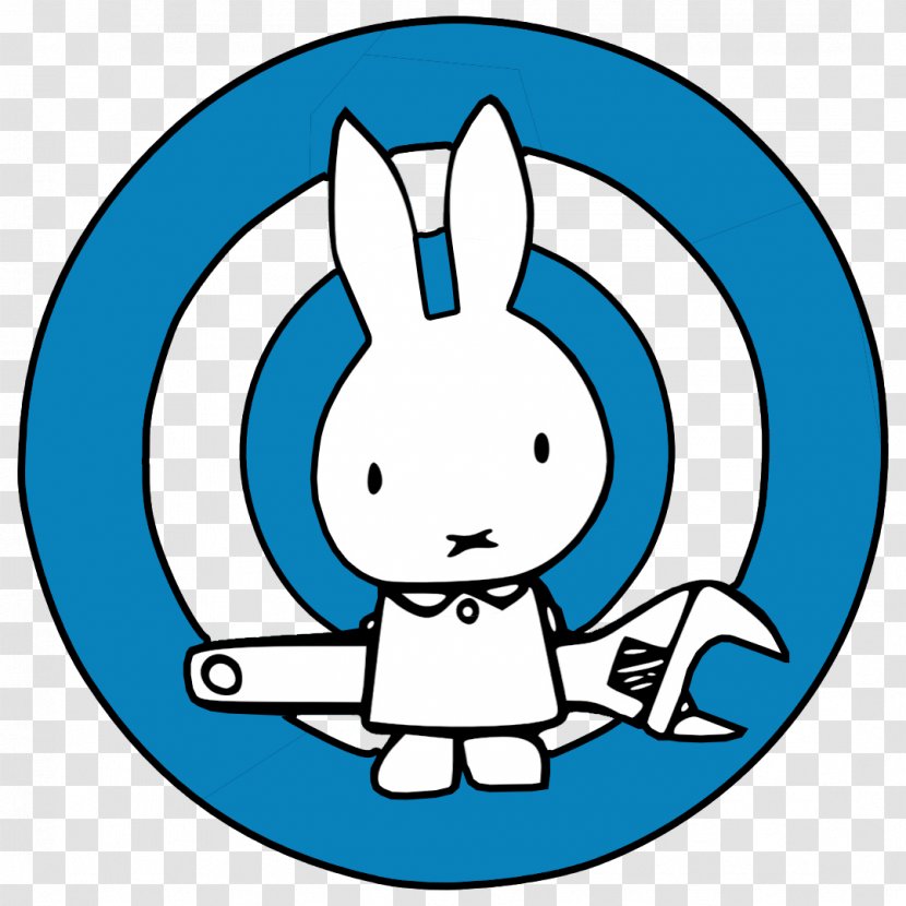 European Rabbit Clip Art - White - Hole Transparent PNG