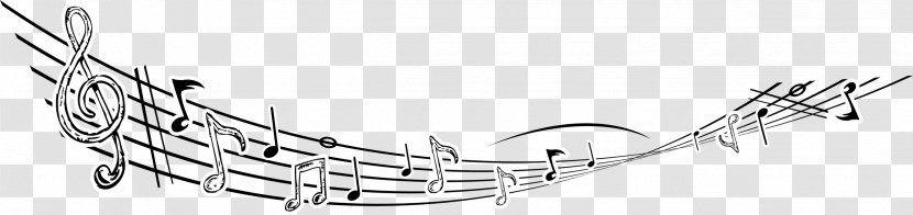 Musical Note Violin Drawing Composition - Heart - Canto Transparent PNG