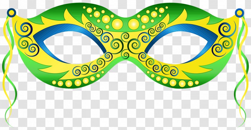 Cartoon Sunglasses - Mardi Gras - Headgear Transparent PNG