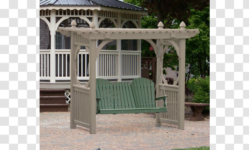 Pergola Swing Glider Furniture Porch - Wood Transparent PNG