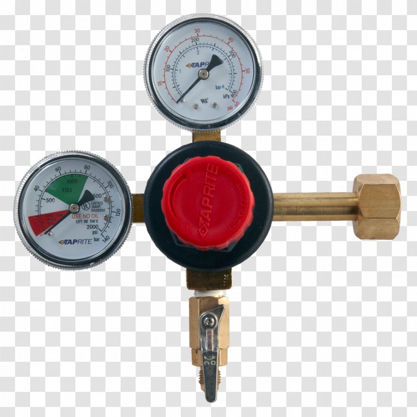 Pressure Regulator Gas Carbon Dioxide - Kegerator - Long Design Elements Transparent PNG