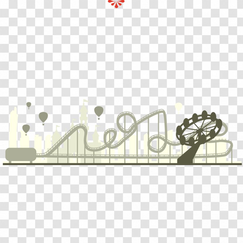 Amusement Park Carousel - Frame - Notes Playground Ferris Wheel Vector Material Transparent PNG