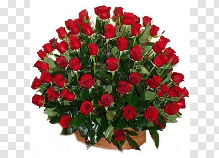 Basket Flower Rose Floral Design Floristry - Plant Stem Transparent PNG