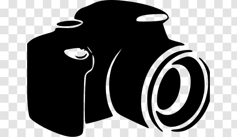 Black-and-white Font Single-lens Reflex Camera Reflex Camera Cameras & Optics Transparent PNG