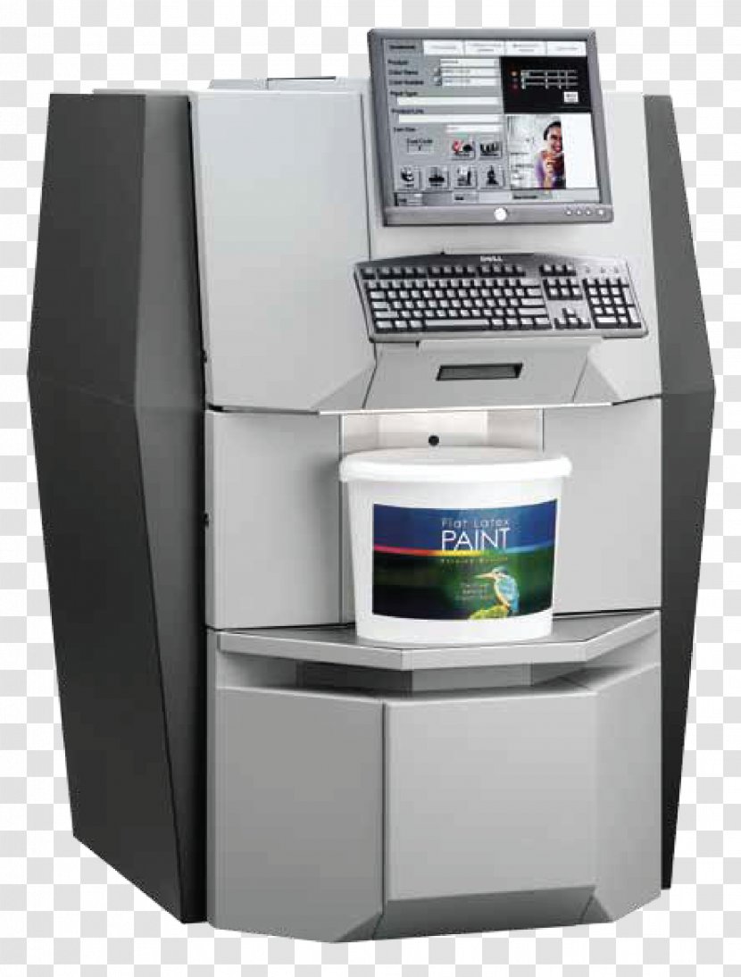 Painting Machine Tints And Shades Printing - Interactive Kiosk - Paint Transparent PNG