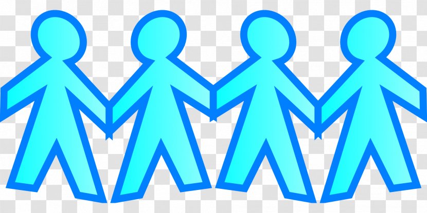 Stick Figure Holding Hands Clip Art - Drawing - Friends Transparent PNG