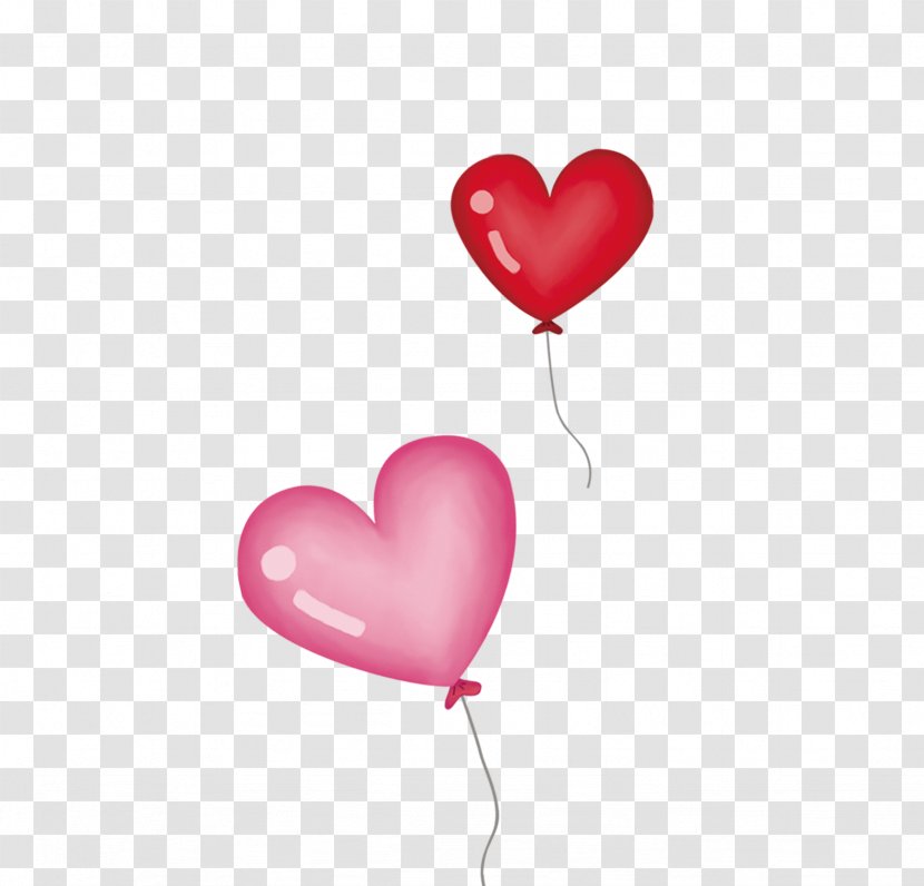 Heart Pink Toy Balloon - Frame - Red Balloons Transparent PNG