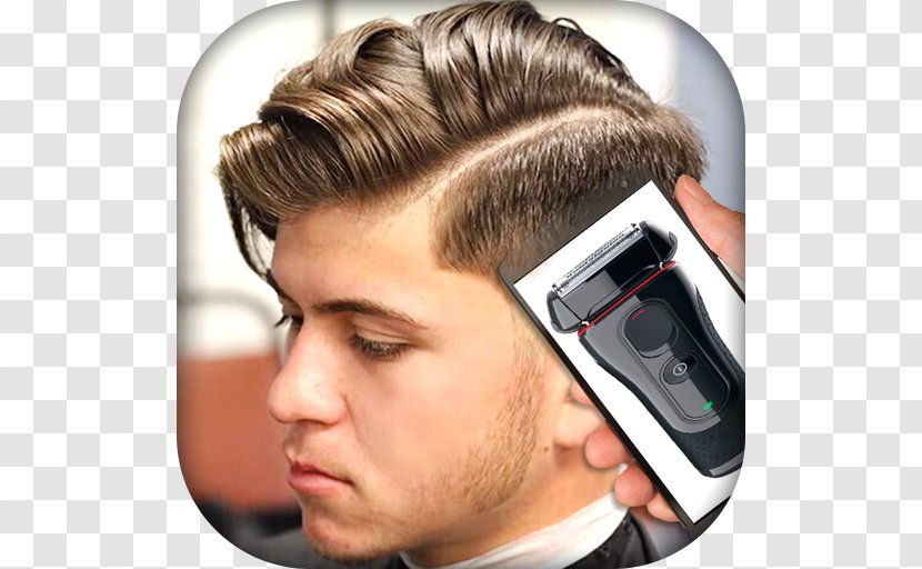 Regular Haircut Hairstyle Hi-top Fade Comb Over Pompadour - Audio - Hair Transparent PNG