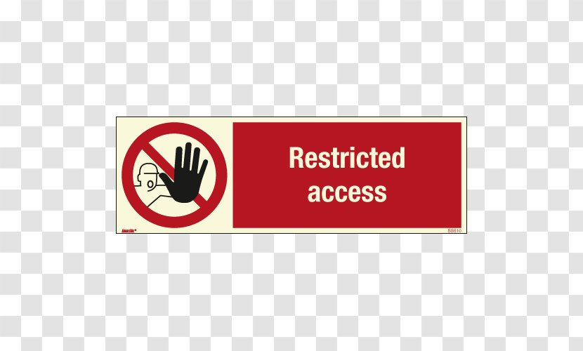 Pictogram Traffic Sign Signals Sticker - Restricted Area Transparent PNG