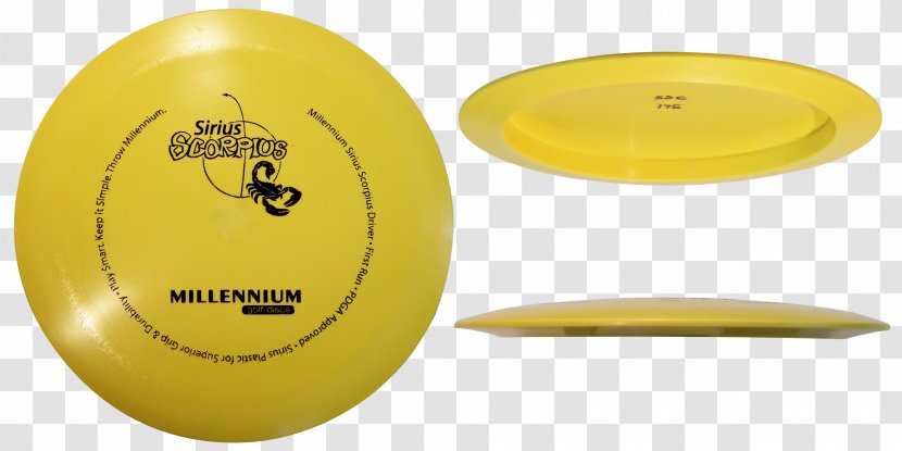 Material - Yellow - Disc Golf Transparent PNG