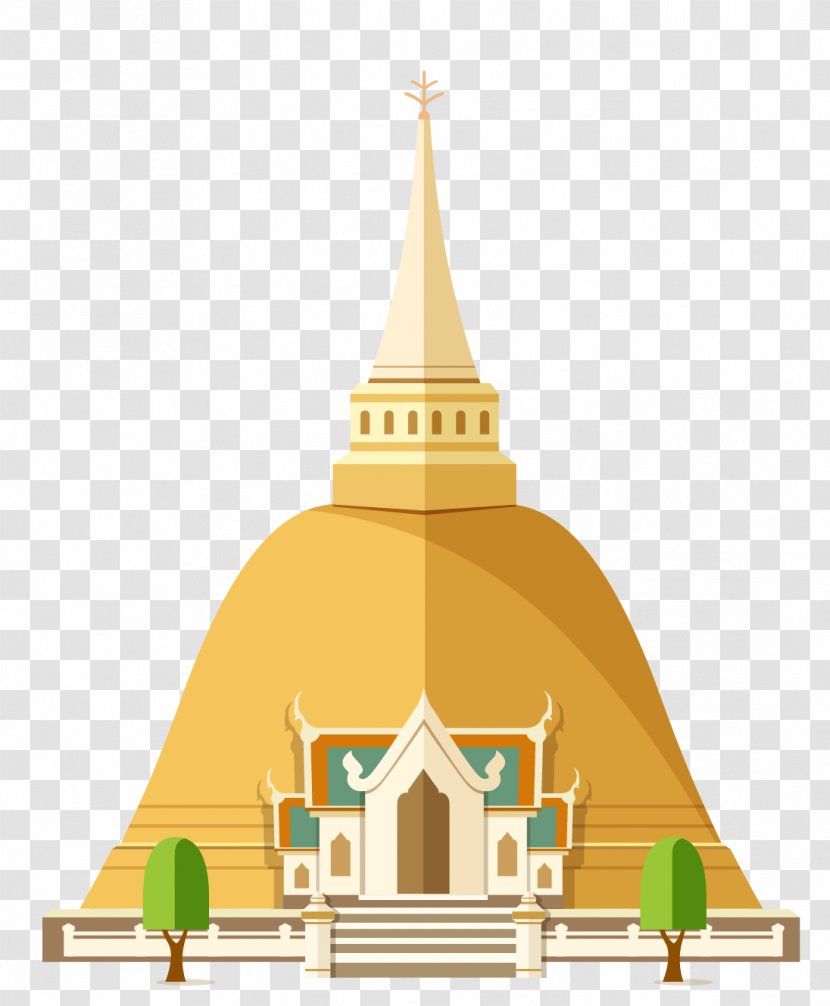 Thailand Landmark Tourism - In - Cartoon Tourist Attractions Transparent PNG