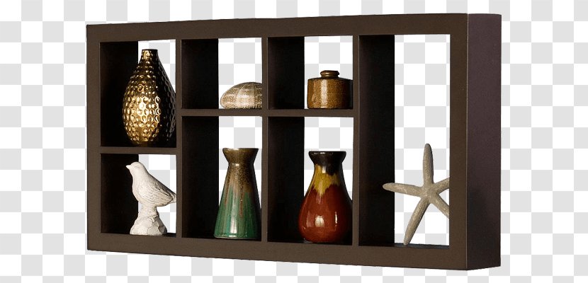 Shelf Wall Bookcase Living Room Furniture - Glass Bottle - Decorative Shelves Transparent PNG