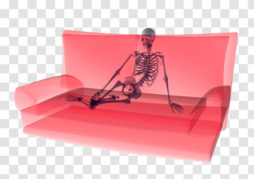Couch Stock Photography Human Skeleton - Creative Seat On The Transparent PNG