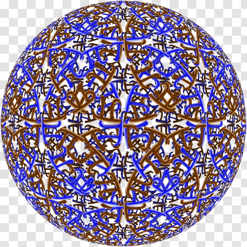 Cobalt Blue Circle Symmetry Point Pattern Transparent PNG