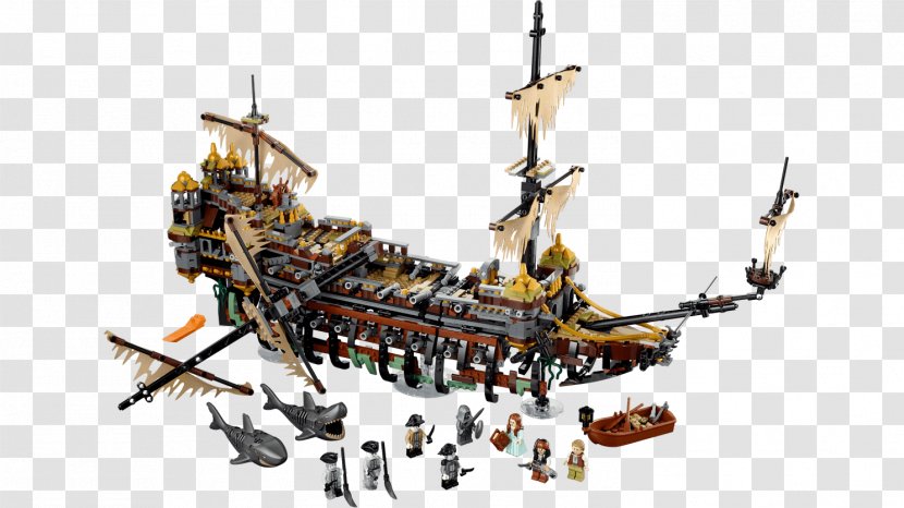Pirates Of The Caribbean Lego Toy Minifigure - Ghost Ship Transparent PNG
