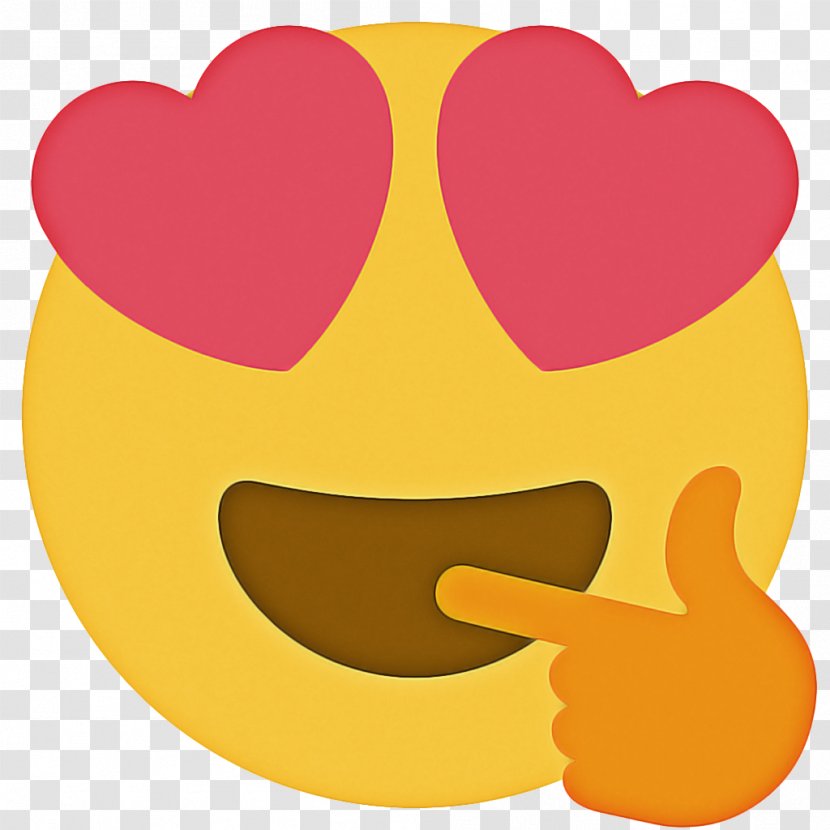 Heart Eye Emoji - Gesture Emoticon Transparent PNG