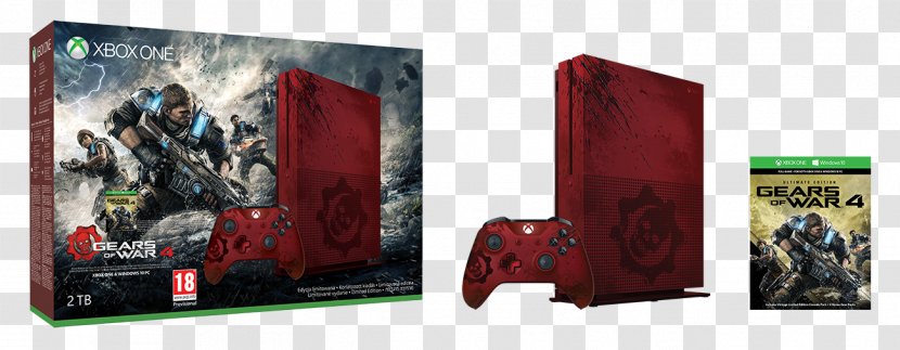 Gears Of War 4 Xbox 360 One S - Microsoft Transparent PNG