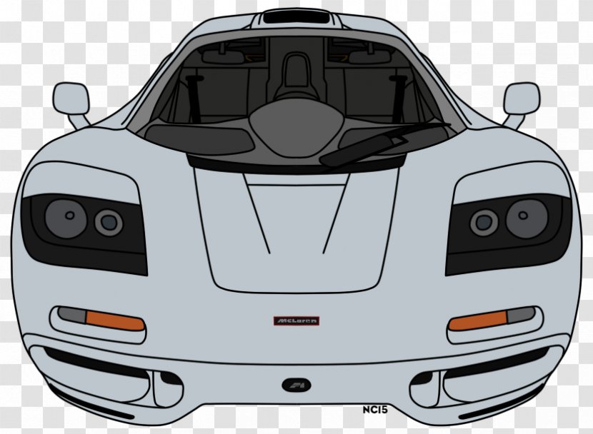 Supercar Land Vehicle - Mclaren F1 - Model Car Wheel Transparent PNG