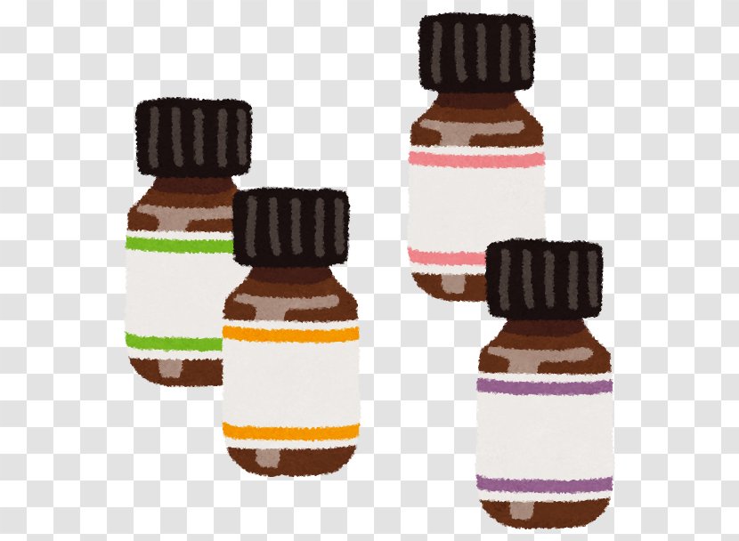 Aromatherapy Fragrance Oil Essential Peppermint - Glass Bottle Transparent PNG