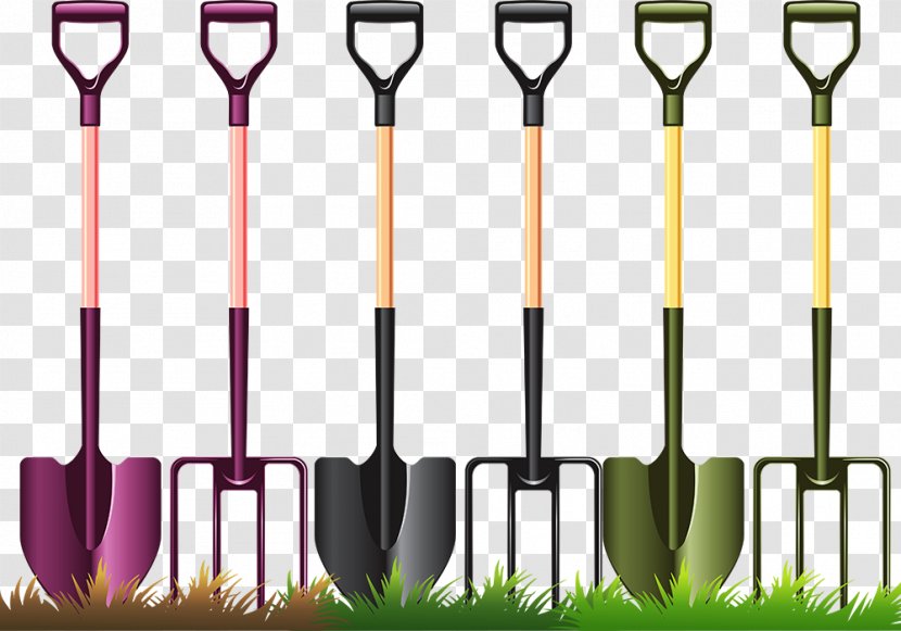 Garden Tool Gardening Clip Art - Fork - Spade Design Material Transparent PNG
