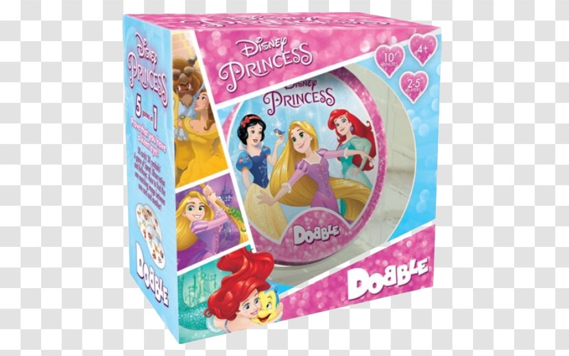 Asmodee Dobble Rapunzel Disney Princess Game - Media Franchise Transparent PNG