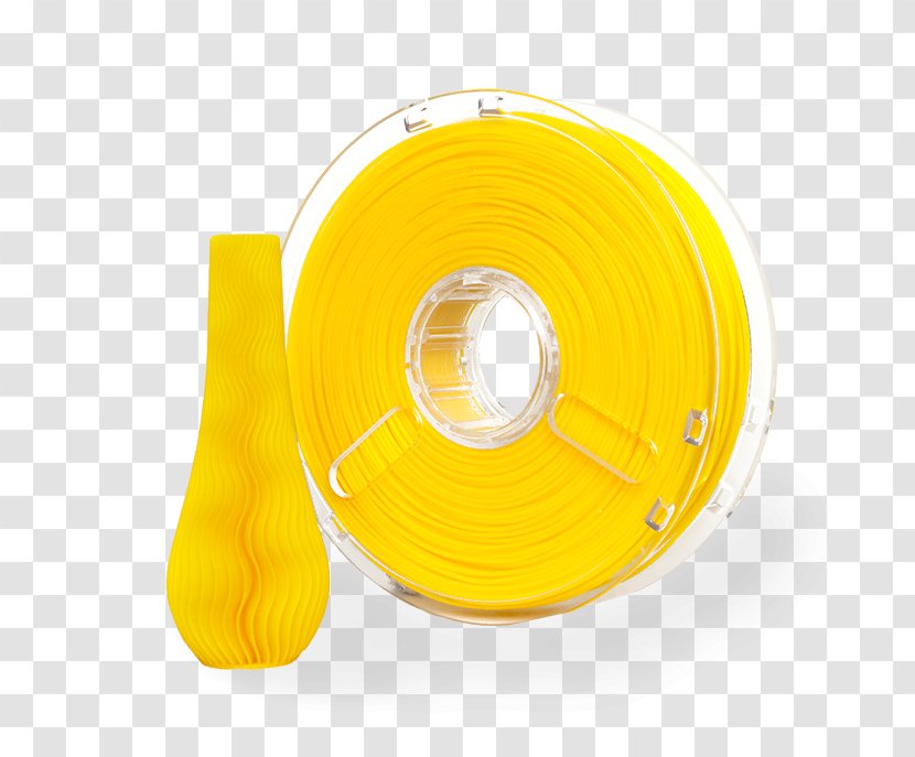 3D Printing Filament Polylactic Acid Yellow Printer - True Colors - Colour Transparent PNG