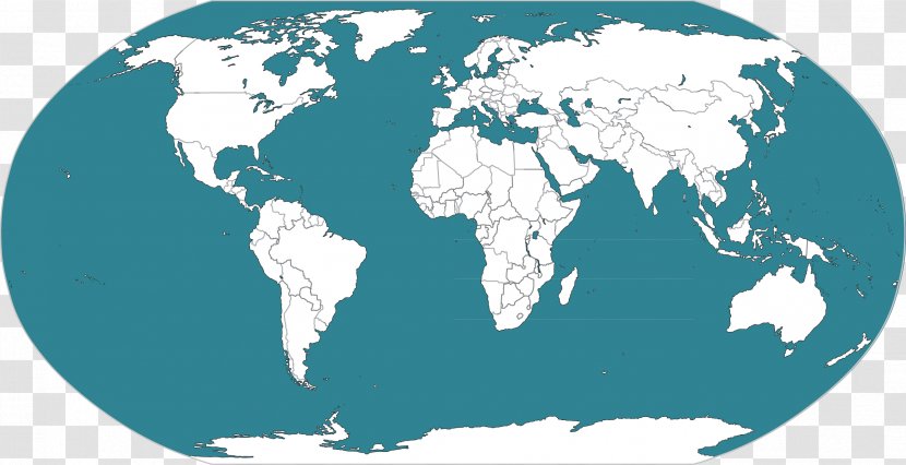 Earth World Map Globe - Vector Illustration Transparent PNG