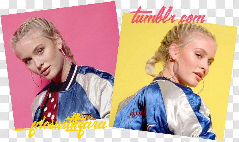Advertising Outerwear Hairstyle - Watercolor - Zara Larsson Transparent PNG
