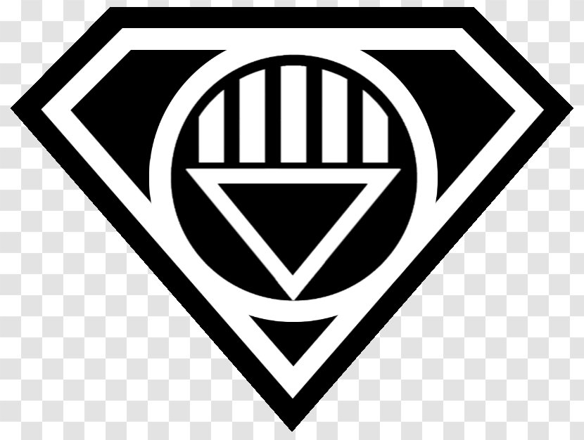 Superman Logo Black Lantern Corps White - And - Empty Transparent PNG