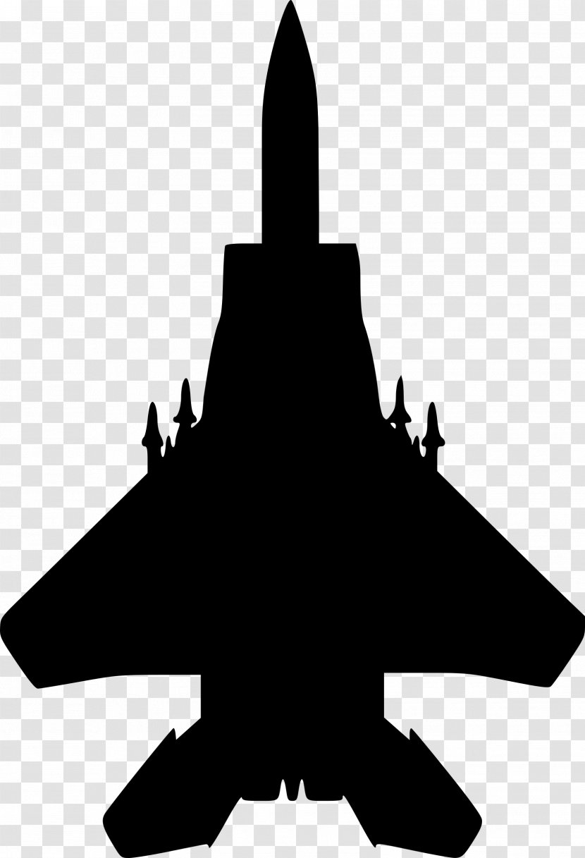 Airplane McDonnell Douglas F-15 Eagle General Dynamics F-16 Fighting Falcon Fighter Aircraft - Silhouette - Jet Transparent PNG