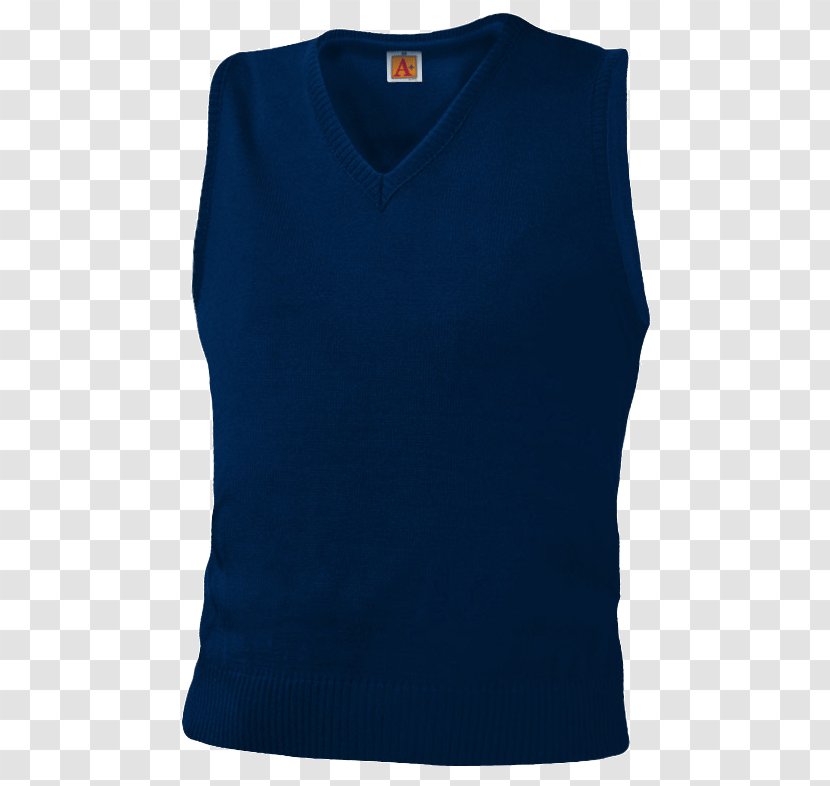 T-shirt Gilets Sleeveless Shirt - T - Sweater Vest Transparent PNG