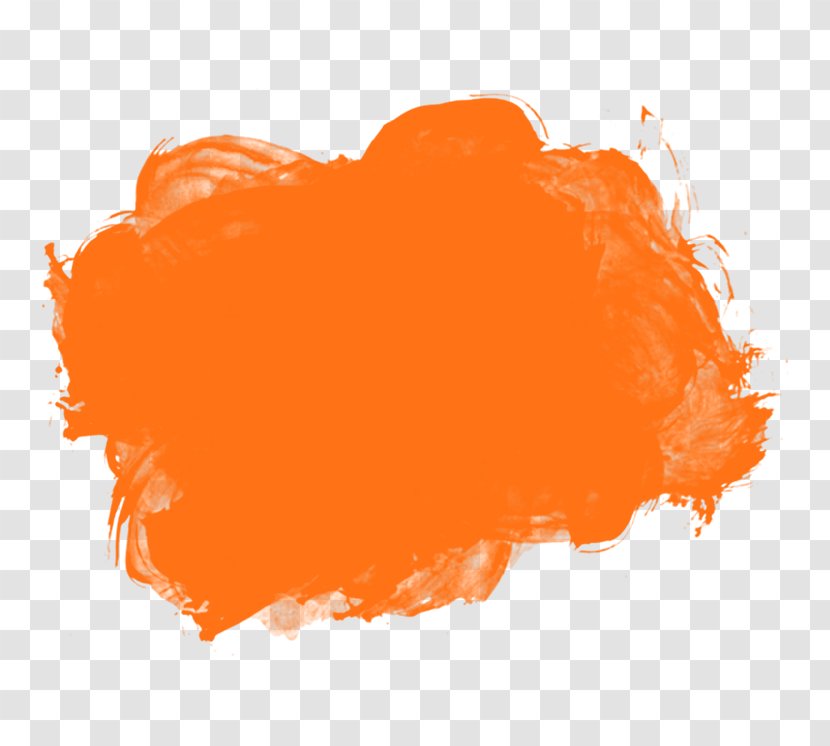 Email Marketing Retail Content - Orange - Paint Stroke Transparent PNG