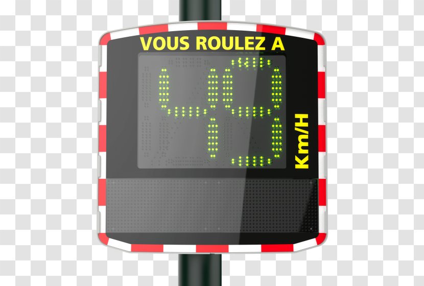 Radar Speed Sign Gun Limit - Road Traffic Safety - Agglomeration Pattern Transparent PNG