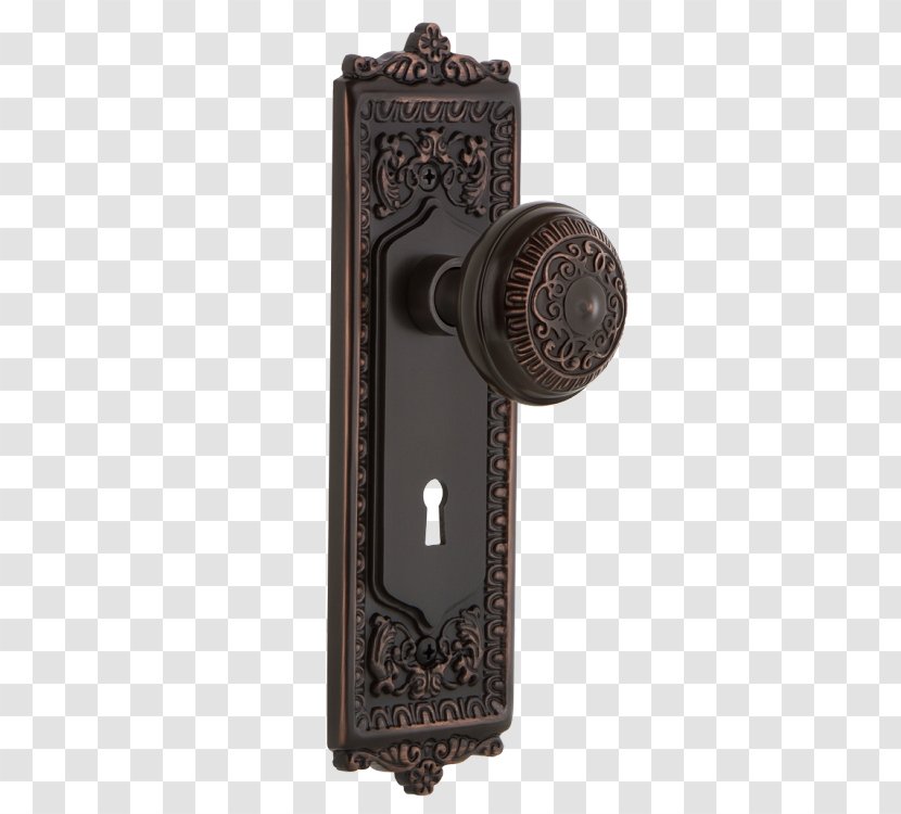 Door Handle Mortise Lock Egg-and-dart Bronze - Key Transparent PNG
