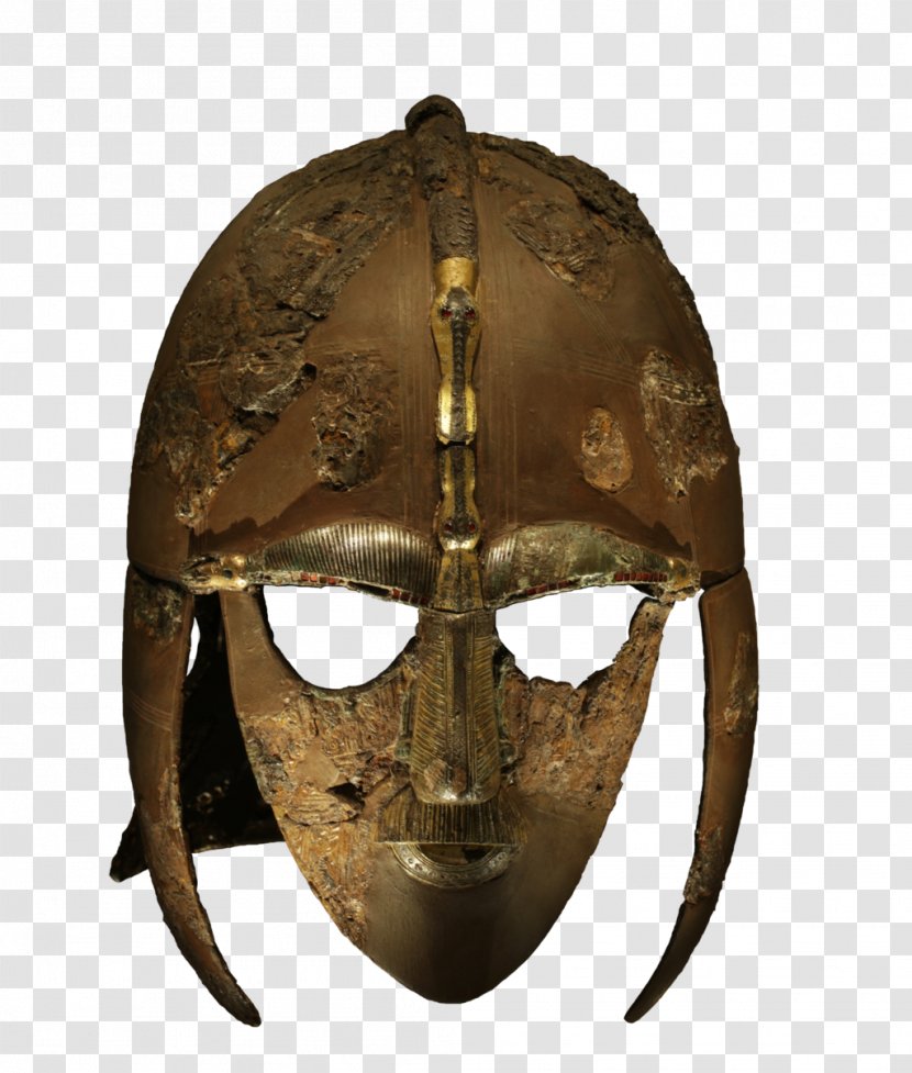 Sutton Hoo Helmet British Museum 7th Century - Knight Transparent PNG