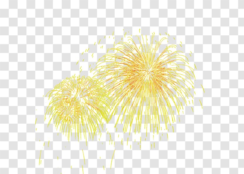 Yellow Pattern - Fireworks Transparent PNG