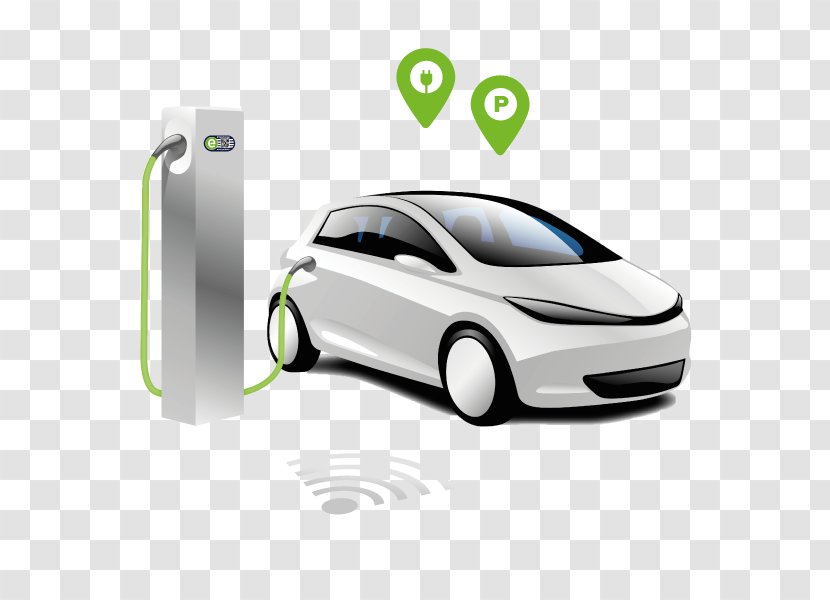 Electric Vehicle Car Battery Charger BMW I3 Charging Station - Automotive Design - Parking Sensor Transparent PNG