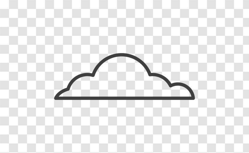 Cloud Rain Vexel - Black And White - Vector Transparent PNG