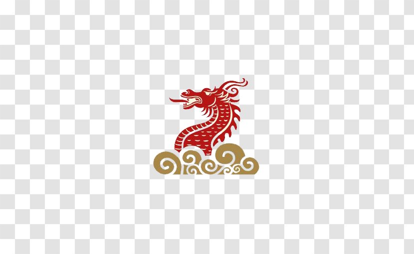 Logo Chinese Dragon - Syngnathiformes - Wind Pattern Transparent PNG
