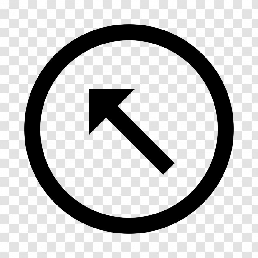 Circle - Sign - Arrow LEFT Icon Transparent PNG