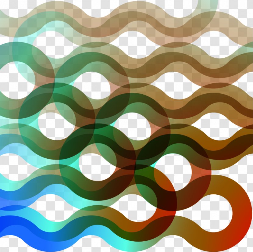 Line Curve Euclidean Vector Geometry - Gradient - Colorful Transparent PNG