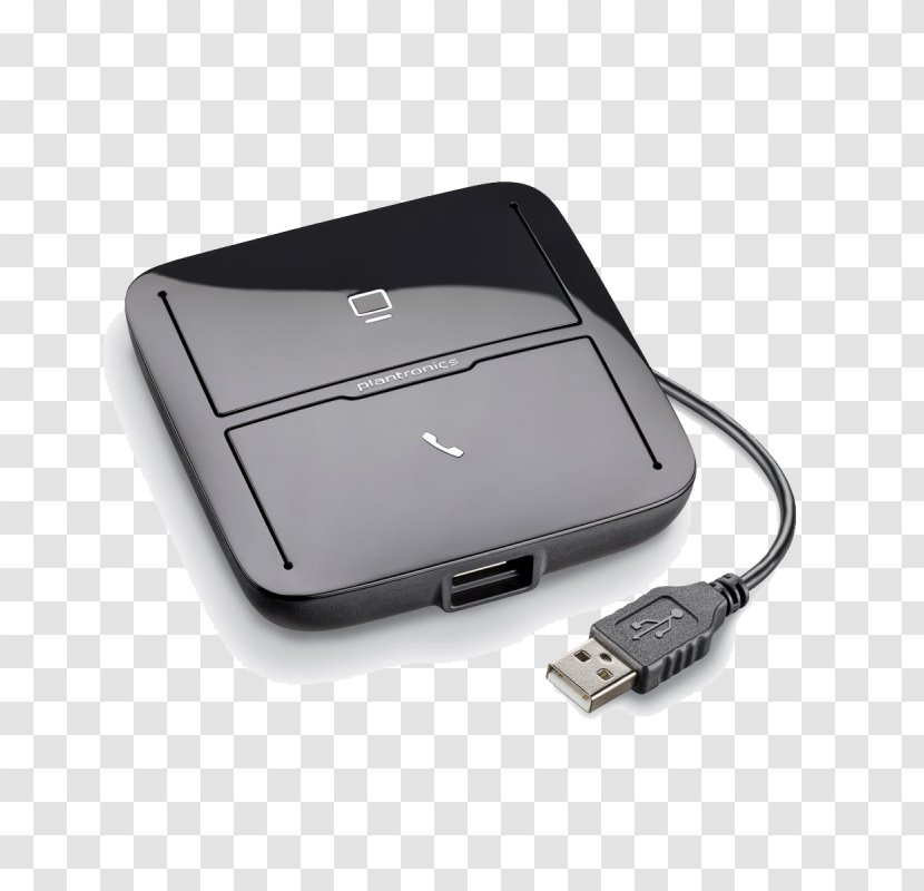 PLANTRONICS MDA220 USB SmartSwitcher Headset Smart-Switch MDA-200, Telefon Adapter/Cable Mobile Phones - Bluetooth - Headphones Transparent PNG